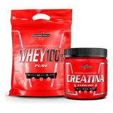 Combo Whey 100% Refil + Creatina 300g Integral Medica