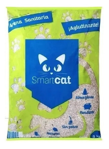 Arena Smart Cat Arena Para Gato. 25 Kg 5 Bolsas De 6kg
