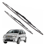 Kit 2 Escobillas Limpiaparabrisas Acero - Chevrolet Meriva