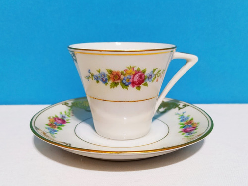 Taza Para Café De Porcelana Francesa Limoges Legrand