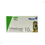  Vermífugo Vermicanis Para Cães 10 Kg ( 40 Comprimidos )