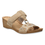 Sandalia Mujer Bax Ii Beige