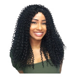 Peruca Cacheada Wig Fibra Orgânica Crespo Cabelo Afro 