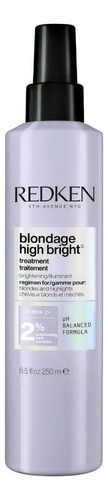 Pre-tratamiento Con Vitamina C Iluminador De Cabello Rubio Blondage High Bright 250ml