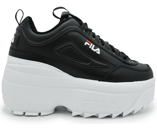 Tenis Fila Disruptor Ii Wedge 5fm00704-014 Blk/fred/white 