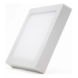 Panel Led 18w Cuadrado Aplicar Exterior Blanco Frio Baw