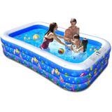 Piscina Inflable, Piscina Inflable Familiar De 120 X 72 X 22