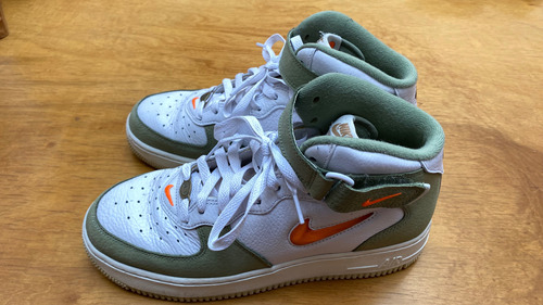 Nike Air Force 1  Mid Olive Orange