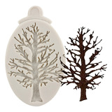 1pcs Molde De Silicona Árbol De Navidad Fondant Pasta Resina