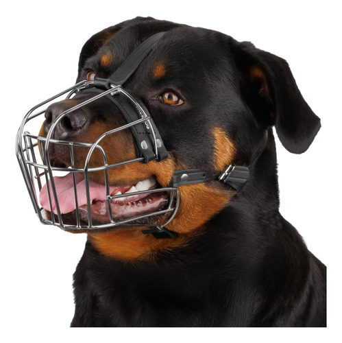 Bronzedog Rottweiler - Bozal Para Perro, Ajustable, Duradero