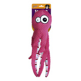 Brinquedo Pelúcia Polvo Octopus C/ Apito Para Cães