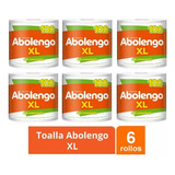 Toalla De Papel Abolengo Xl 6 Rollos Gigantes 100 Metros C/u