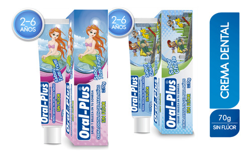 Crema Dental Oral Plus Kids X 70 Gr. - g a $163