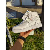 Nike Air Force 1 Blanco Bota Piel Usa 23 Mx