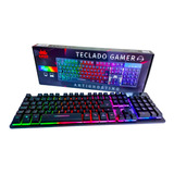 Teclado Gamer Rgb Knup Kp-tm009 Abnt2 Anti-ghosting