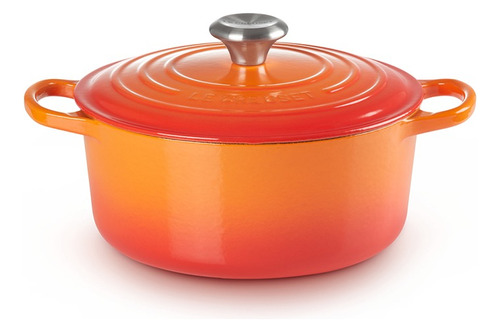 Cocotte Redonda 24cm De Hierro Fundido Volcánico Le Creuset