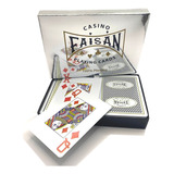 Set 2 Barajas Poker Casino 100% Plastico Marca Faisan 