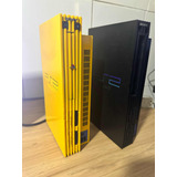 Playstation 2 Fat Lote Pra Retirada De Peças Amarelo Pintado