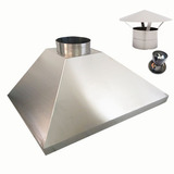 Coifa Para Churrasqueira, Aço Inox 304 - Pequena