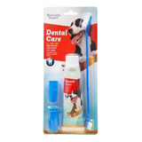 Crema Dental Perros + 3 Kit Cepillos De Dientes