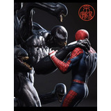 Archivo Stl Venom Vs Spiderman Premium 35cm De Alto