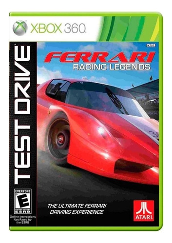 Test Drive Ferrari Racing Legends - Xbox 360 Físico Original