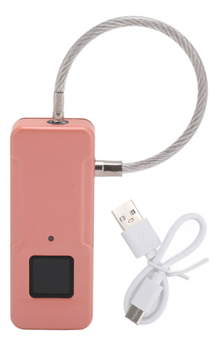 Candado De Huellas Dactilares Inteligente Con Carga Usb Biom