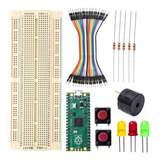 Kit Raspberry Pi Pico Headers Rp2040 Protoboard Electronica