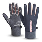 Guantes Mujer Ciclismo Térmicos Impermeables Mtb Ruta Touch