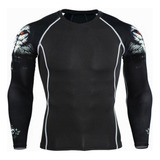 Camiseta De Compresión For Hombre Base Layer Fitness Tops C