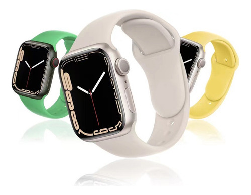 Correa Compatible Con Apple Watch Series 1-9/se De Silicona