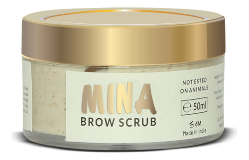 Mina - Exfoliante De Cejas | Para Henna O Tinte De Larga Dur