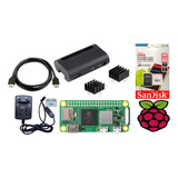 Kit Raspberry Pi Zero 2w 2 W, Sd 64gb, Fonte,case,cabo,dissi