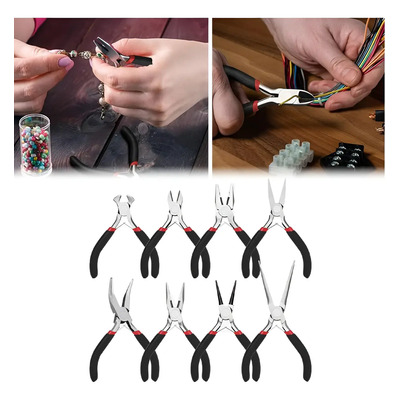 8 Pzs Pinzas Para Armado Bisuteria Punta Corte Engarce Plana | MercadoLibre