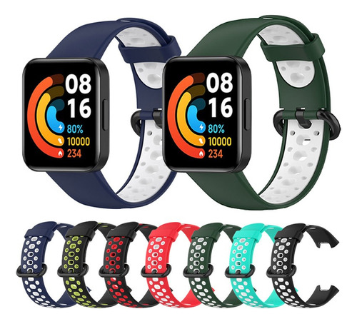 8 Correa De Silicona Para Xiaomi Redmi Watch 2 /watch 2 Lite