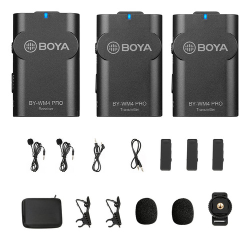 Boya 2.4g Micrófono Lavalier Inalámbrico Para Cámara Dslr De