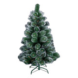 Árvore De Natal Pinheiro 1,50mt Verde Nevada - Luxo