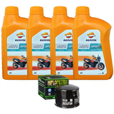 Óleo Repsol + Filtro Bmw K 1200 S K1200s 05-08 Hf160 10w30