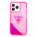 Protector Guess Translucent Triangle Para iPhone - Rosa