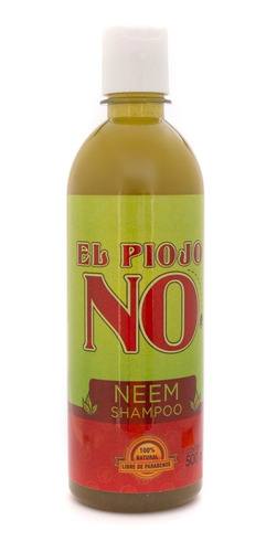 Shampoo Neem Para Piojos 500 Ml El Piojo No