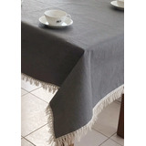 Mantel Impermeable Ecocuero Con Flecos Medidas Especiales