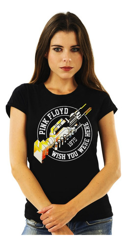 Polera Mujer Pink Floyd 1975 Wish You Were Here Rock Impresi