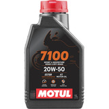 Aceite Moto 4t 7100 20w50 Motul 100% Sintético  1l