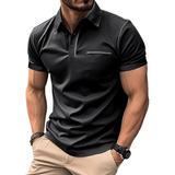 Playeras Polo Hombre Moda Camisas Tipo Casual Manga Corta