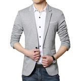 Trajes De Hombre Blazer Casual De Un Solo Pecho Para Hombre