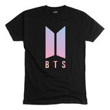 Remera Bts Logo Banda K-pop 100% Algodón Talles Colores Exo