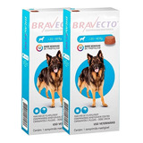 Kit 2 Bravecto Comprimido Antipulga Carrapato Cães 20 A 40kg