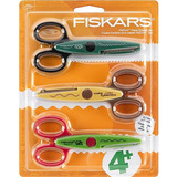 Tijeras Para Zurdos Fiskars Kidzors Paper Edgers Kids 4-7 Ti