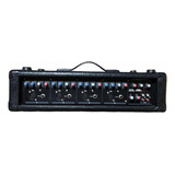 Amplificador Mezclador De 4 Canales Power Pmx-r40 Romms