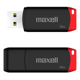 Pendrive Usb 64gb Maxell Usbpd-64 Compatible Mac Y Windows Color Rojo Compacto